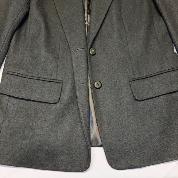 Worthington VTG  100% Wool‎ Blazer Women 8 2 Button Career Jacket Lining Black - Picture 2 of 6